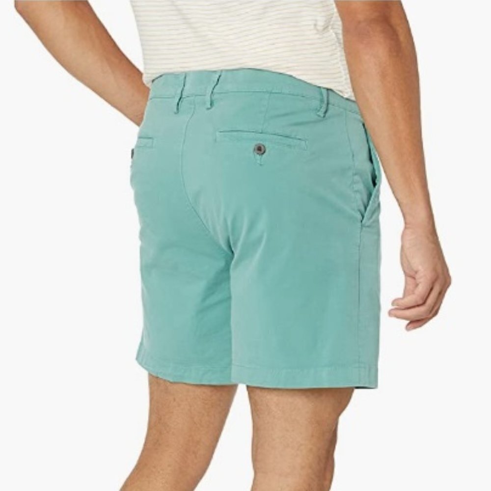 Men's Slim-Fit 7" Flat-Front Comfort Stretch Chino Short, Size 60 - Picture 5 of 6
